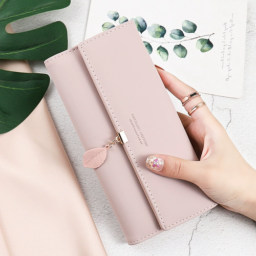 Бумажник, длинная сумка через плечо, небольшой дизайнерский складной картхолдер, маленькая сумка клатч, популярно в интернете