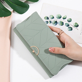 钱包女小众设计2025新款 简约折叠长款 钱包小清新潮手包女小包手拿