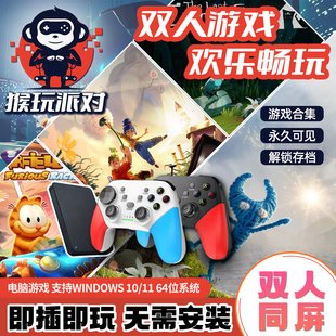 双人成行游戏无线手柄移动硬盘PC电脑即插即玩马里奥分手厨房同屏