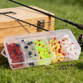 亨嘉盒装 路亚饵鳟鱼面包虫面条虫沉水饵黑坑野钓虹鳟路亚软饵假饵