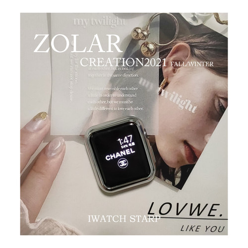 zolar电镀tpu苹果手表保护套