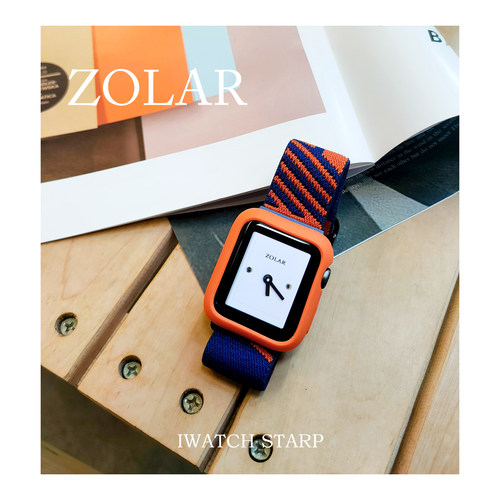 ZOLAR原创撞色iwatch表带