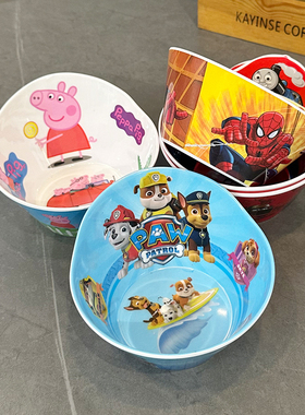 KOALA餐具小学生碗家用可爱儿童勺一体防摔防烫小孩吃饭碗筷套装