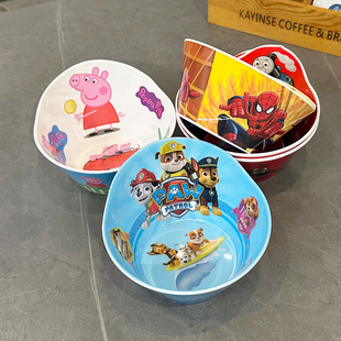 KOALA餐具小学生碗家用可爱儿童勺一体防摔防烫小孩吃饭碗筷套装