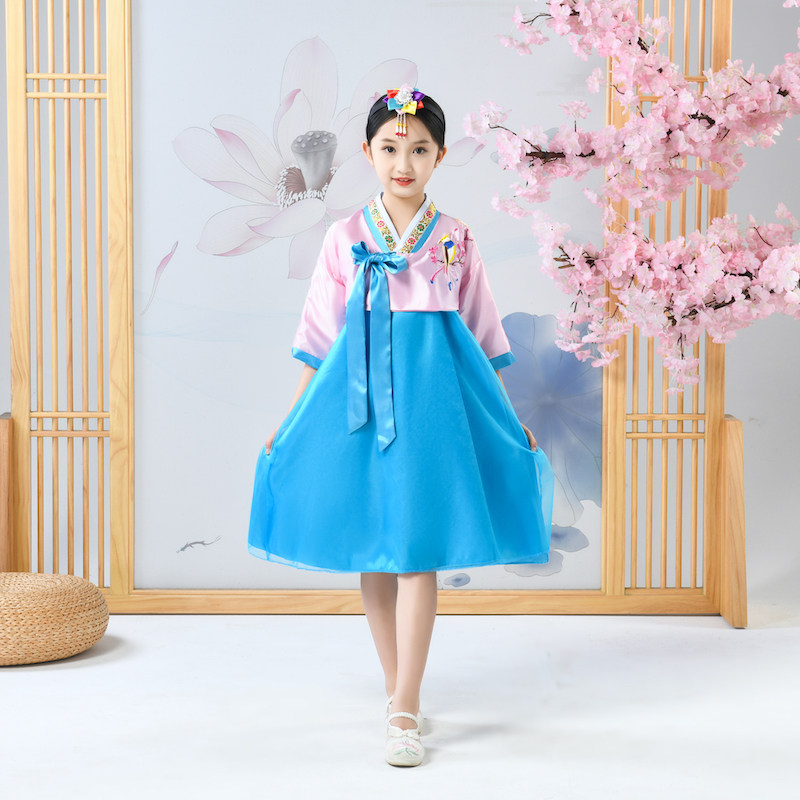女童韩服儿童朝鲜族民族风舞蹈服大长今摄影服装少数民族演出表演,童装/婴儿装/亲子装,儿童演出服,淘宝优惠券,粉丝福利购,淘宝优惠卷