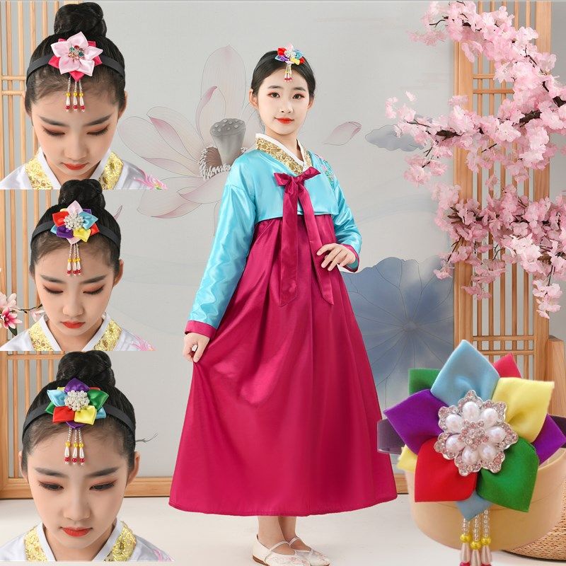 少数民族朝鲜族传统头饰舞蹈服韩服民族风配饰摄影头花发带儿童,童装/婴儿装/亲子装,发饰,淘宝优惠券,粉丝福利购,淘宝优惠卷