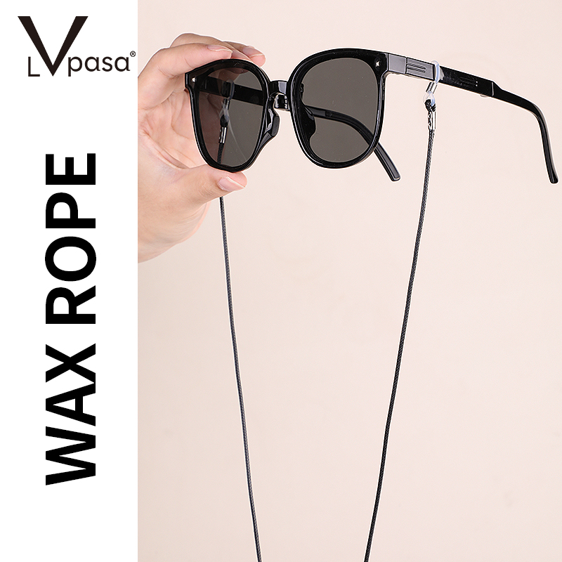 复古眼镜蜡绳 可调节连接扣