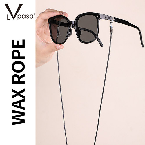 复古眼镜蜡绳 可调节连接扣