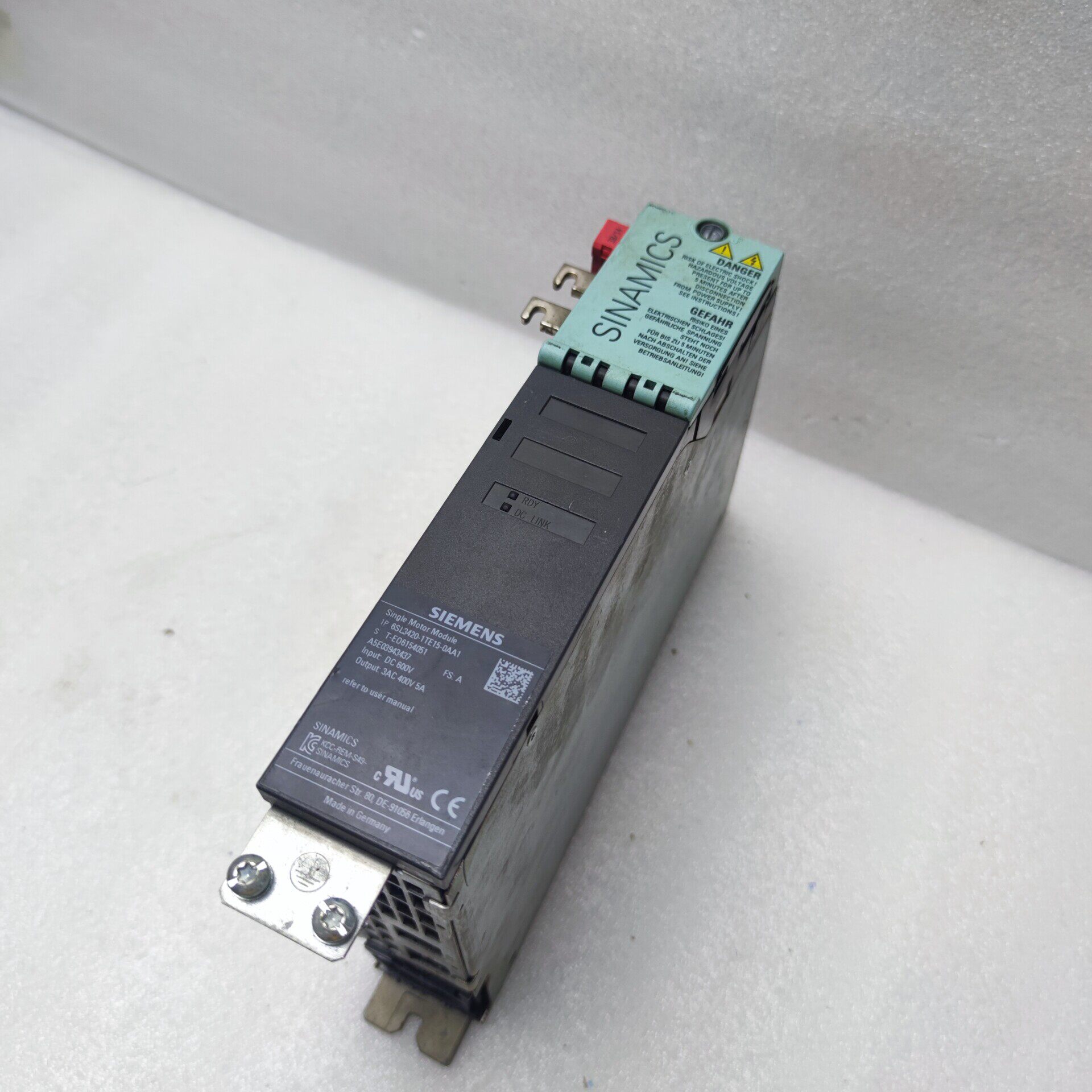 议价6SL3420-1TE15-0AA1 单电机模块 工控自动化驱动配件维修
