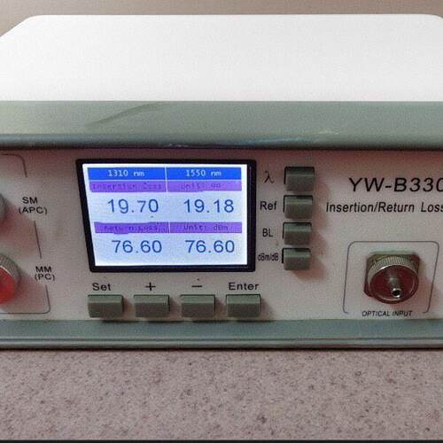 议价YW-B3302i 光路插回损测试仪 光通信测试仪器维修