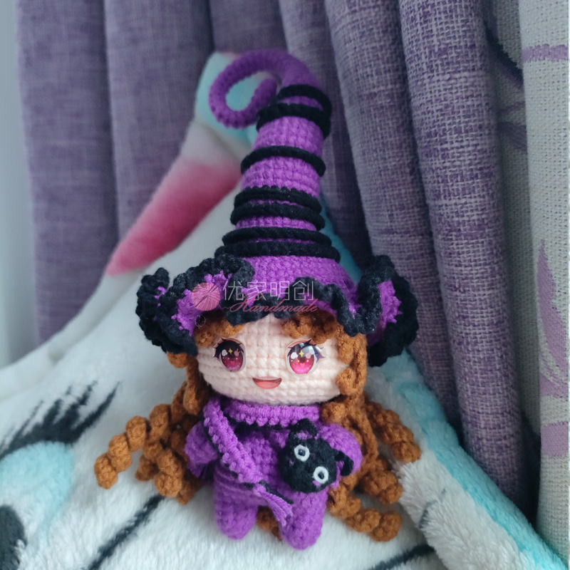 纯手工钩织卡通玩偶成品挂件