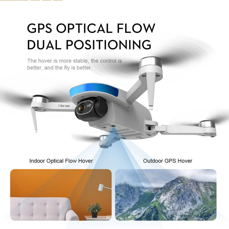 SALMOPH S6S 미니 GPS 드론 150G 4K 전문가용 HD 듀얼 카메라
