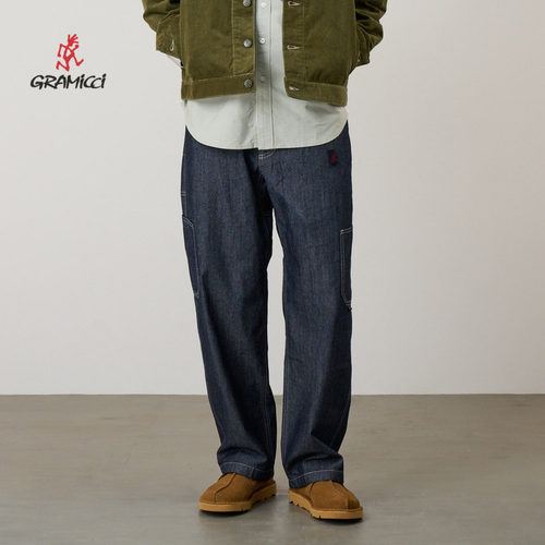 GRAMICCI小野人春夏男轻薄牛仔工装长裤子G6SM-P014