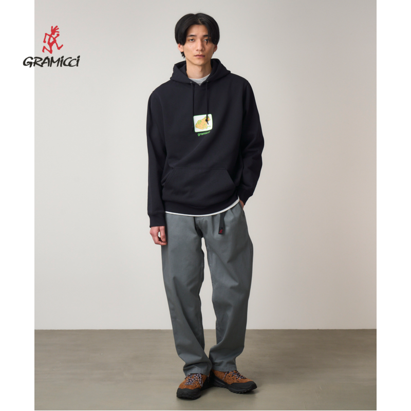 GRAMICCI小野人男女同款休闲宽松卫衣针织连帽衫G5FU-J096