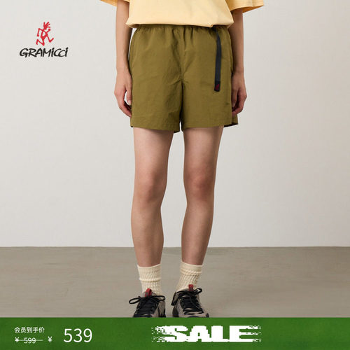 【季末折扣】GRAMICCI小野人女士尼龙防泼水晒夏季短裤G6SW-P035
