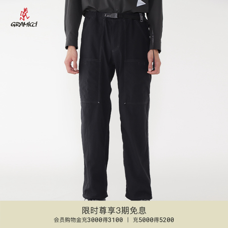 【and wander联名】GRAMICCI小野人24秋登山男士长裤F3014-M裤子