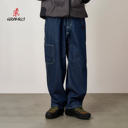 GRAMICCI小野人男士贴袋大口袋宽松休闲裤牛仔长裤G5FM-P058