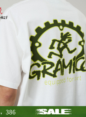 【季末折扣】GRAMICCI小野人夏休闲图案印花纯棉短袖T恤G6SU-T102