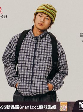 【26新款】GRAMICCI小野人男款轻量防风格纹外套上衣G6SM-J043