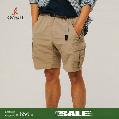 【季末折扣】GRAMICCI小野人男工装防晒防泼水休闲短裤G5SM-P094