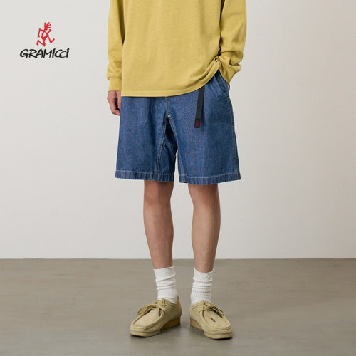 GRAMICCI小野人男春夏牛仔轻工装风格短裤G6SM-P013