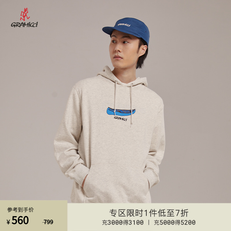 GRAMICCI印花套头连帽卫衣