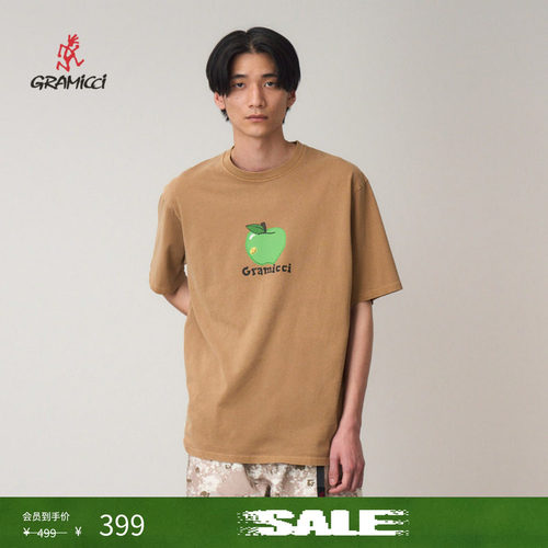 【季末折扣】GRAMICCI小野人男女夏休闲图案印花短袖T恤G5FU-T135