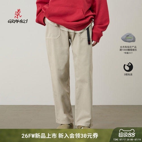【26夏】GRAMICCI小野人女款直筒休闲工装休闲长裤子G6SW-P004