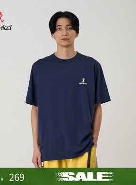 【季末折扣】GRAMICCI小野人印花logo圆领抗皱短袖T恤G4SU-T096