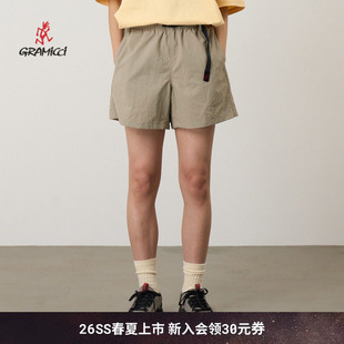 女G6SW P035 短裤 防泼水防晒春夏季 26新款 GRAMICCI小野人女装