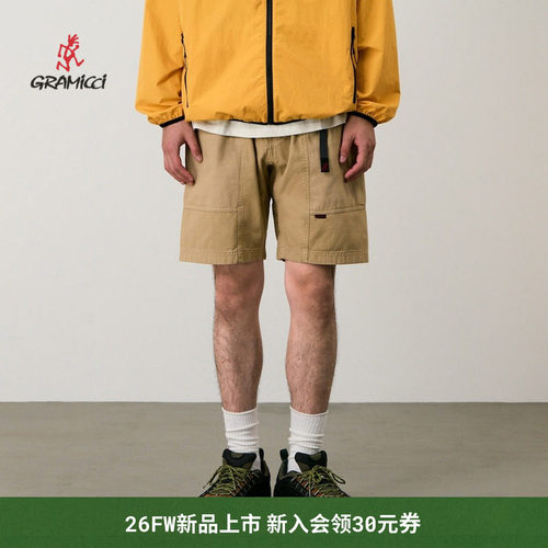 【26夏】GRAMICCI小野人男士夏季户外直筒宽松工装短裤子G104-OGT