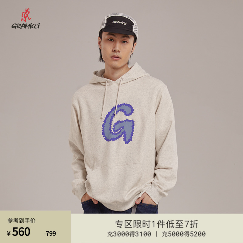 GRAMICCI小野人G字连帽卫衣