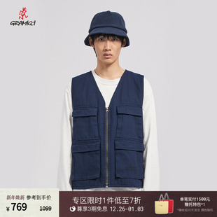 马甲外套G2FM 户外休闲工装 J025 休闲男款 GRAMICCI小野人