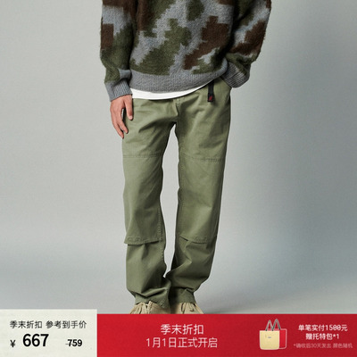 GRAMICCI小野人男款攀岩登山休闲裤工装宽松裤子长裤GMP4-FKR005