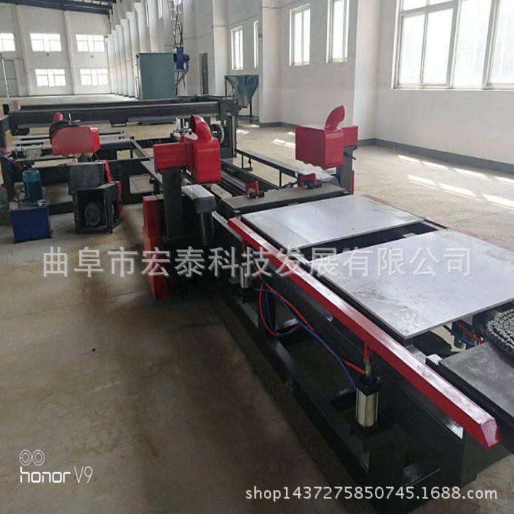 全自动数控硫氧镁板锯边机 石膏板四边切割锯 毛料板四边切割锯
