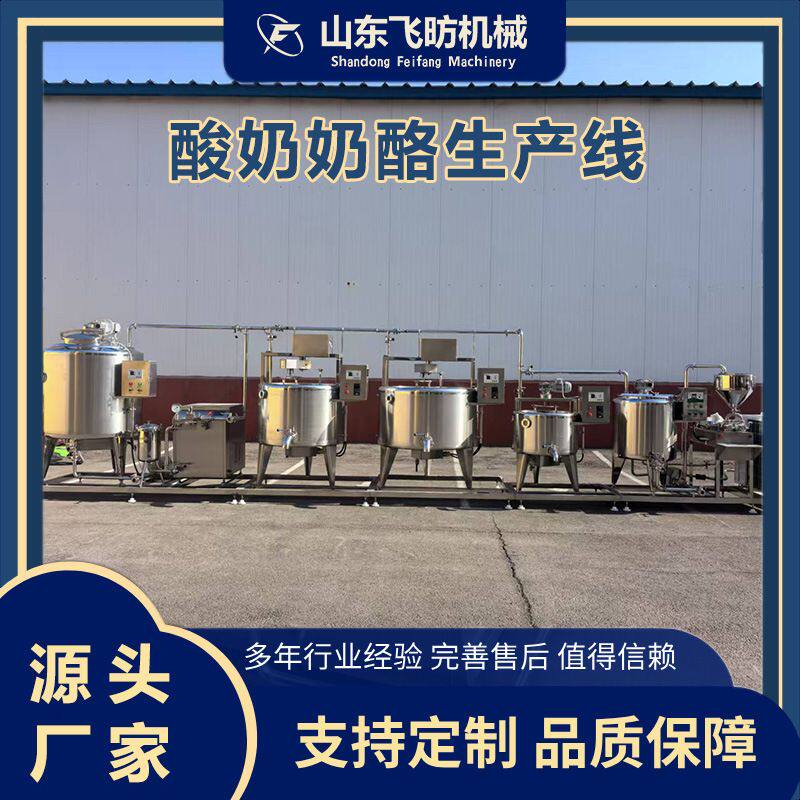 全自动奶酪酸奶生产线 干酪乳酪生产加工机器 全自动奶酪酸奶生产