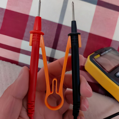 3d打印跨境multimeter probe holder实用万用表探头支架工厂