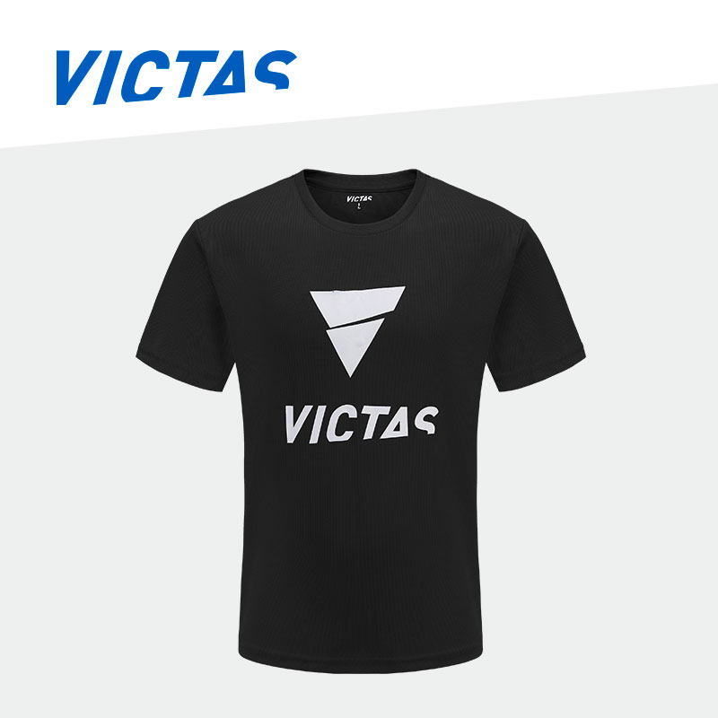 victas维克塔斯乒乓球服短袖衣服logo文化衫训练服运动T恤086504 运动/瑜伽/健身/球迷用品 乒乓球服 原图主图