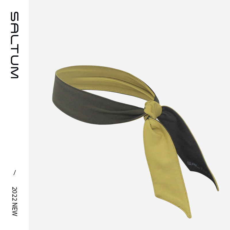 发带女夏天运动瑜伽健身吸汗儿童发带男宽边短发双面系带网球头巾