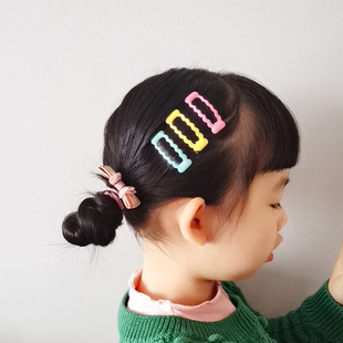 滴油小发夹BB夹卡碎发儿童刘海碎发边夹韩国顶夹彩色发卡宝宝头饰