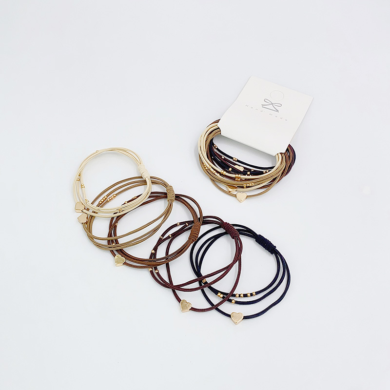 黑色橡皮筋合金高弹力耐用发圈