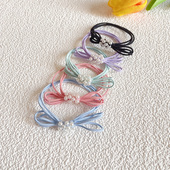 头绳女春季 马尾珍珠发圈2022年新款 网红森系皮套扎头皮筋发饰发绳