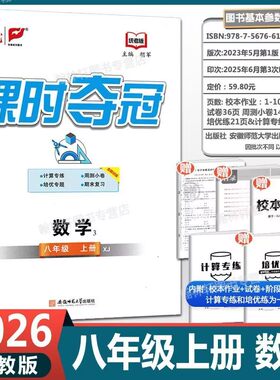 课时夺冠八年级上册数学湘教版