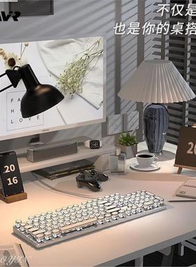 电竞游戏办公高颜值混光机械键盘鼠标套装有线电脑笔记本兼容Andr