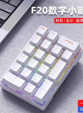 黑暗武士财务会计收银外接独立数字机械键盘小键盘电脑笔记本有线