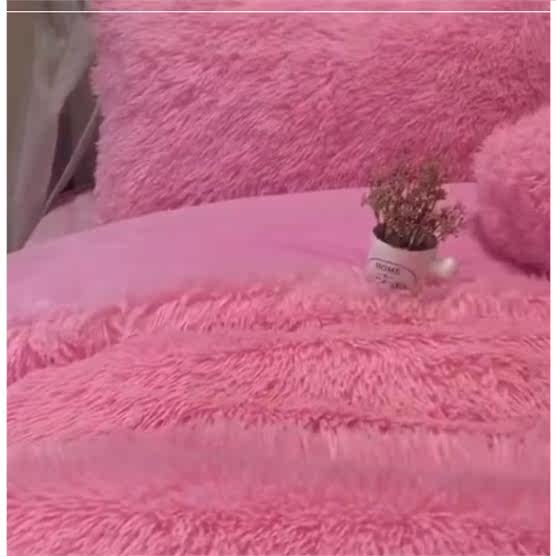 韩版云貂绒珊瑚绒天鹅水晶绒纯色水貂绒四件套冬加厚保暖床单被套|msdalam kategori seperai dan bantal, pakej peralatan tempat tidur/Sebuah keluarga empat/Keping kit - dari Buy2taobao.com untuk memberikan perkhidmatan ejen Taobao profesional membeli