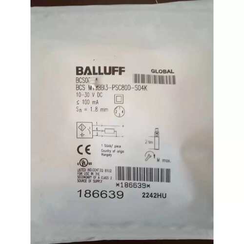 询价进口特殊电容感测器 BCS00MF (BCS M18B4I3-PSC80D-S04