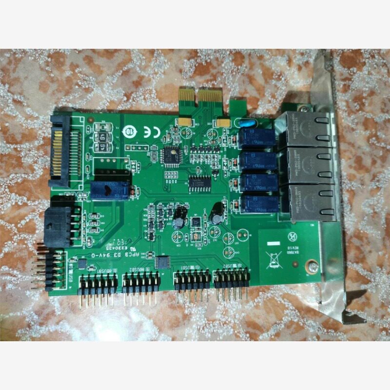 议价议价隔离卡 PCI-E 电源切换双硬碟内外网隔离卡3口 BA7B