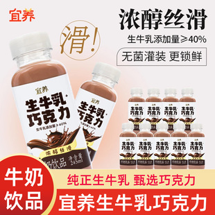 宜养生牛乳巧克力奶245mlx9 15瓶整箱牛奶饮品儿童早餐美味饮料奶