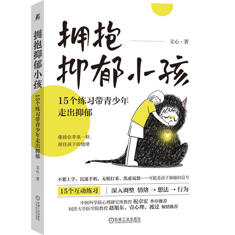 拥抱抑郁小孩 15个练习带青少年走出抑郁 文心 身心健康 家庭行动方案 准备应对挑战 父母的自我提升 孩子的状态调整